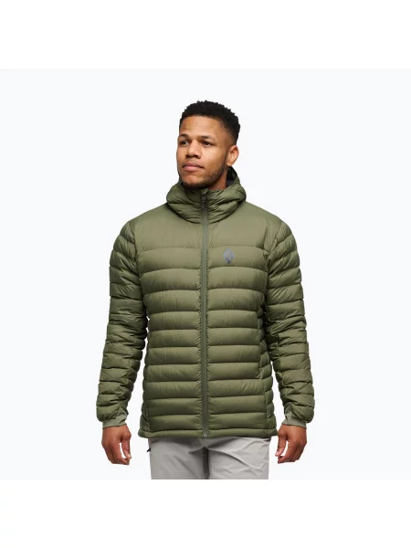 Férfi pehelydzseki Black Diamond Access Down Hoody tundra. Méret: XL fekete