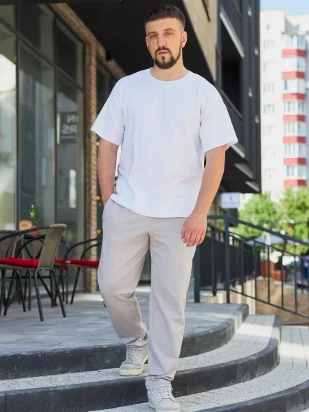 Штани спортивні Umon бавовна/еластан сірий