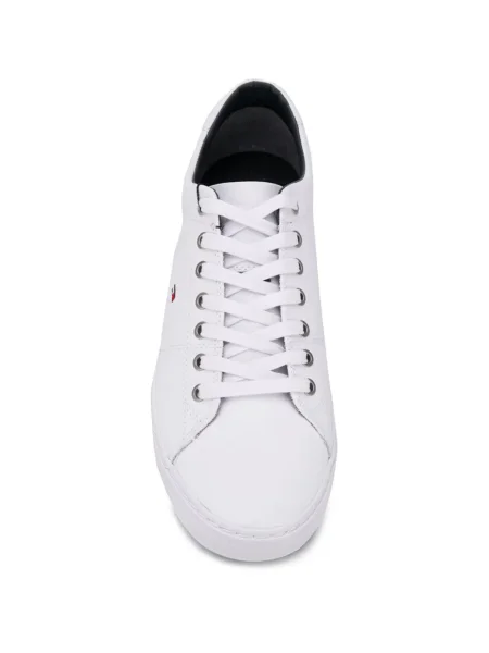 Fűzős csipkés sneaker Tommy Hilfiger fehér