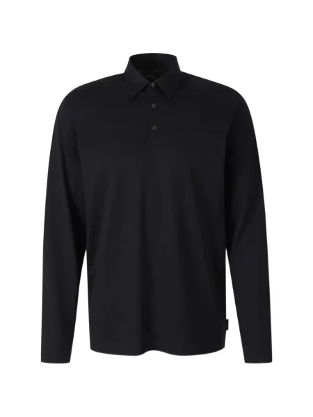 Lung tricou polo Zanone albastru