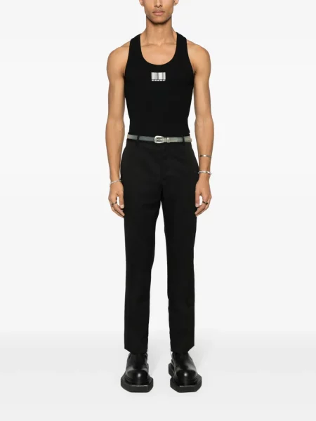 Siuvinėtos kelnės Off-white balta