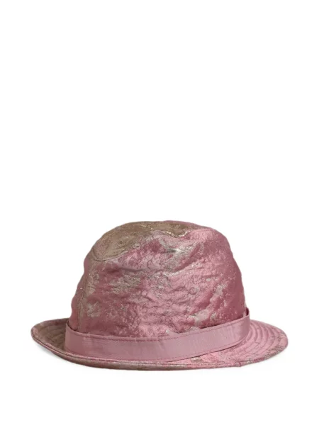 Žakárový klobouk Dolce & Gabbana růžový