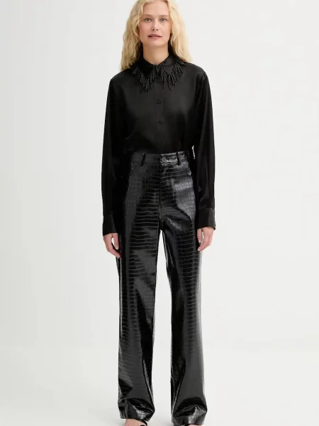 Сорочка ISABELLE BLANCHE regular класичний комір чорний