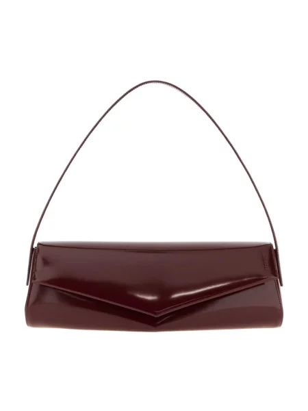 Torebka Jil Sander skórzana czerwona