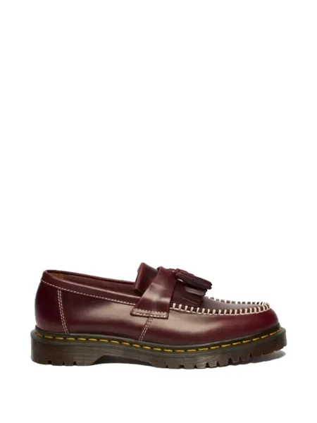 Pantofi loafer Dr. Martens din piele roșu