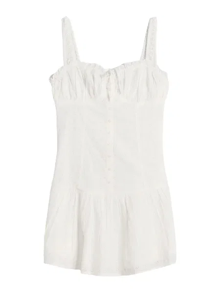Bershka Rochie de vară alb