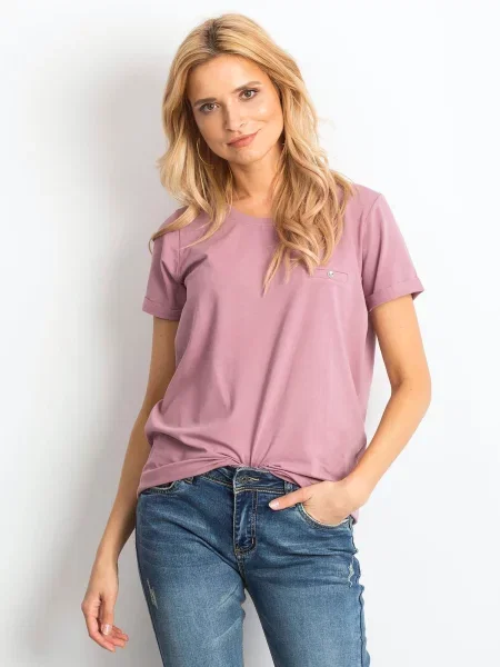 Tricou Basic Feel Good roz