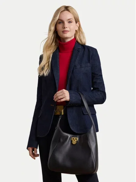 LAUREN RALPH LAUREN Geantă Large Tanner Shoulder Bag negru