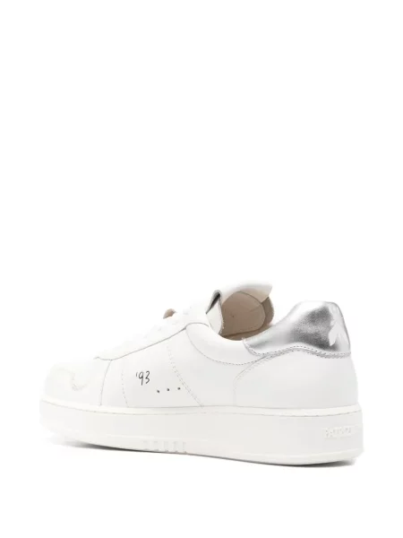 Bőr sneaker Patrizia Pepe fehér