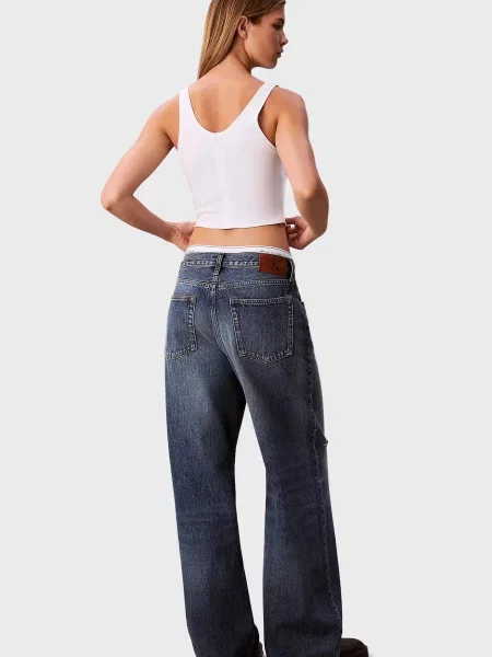 Мешковатые джинсы Calvin Klein Jeans синий