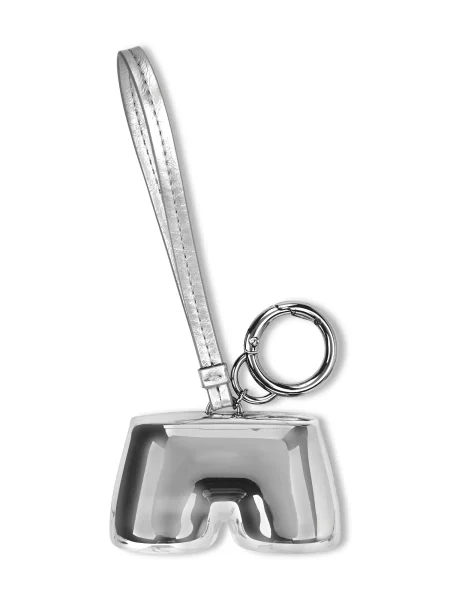 Karl Lagerfeld Breloc ikon/k mini clutch negru