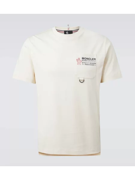 Majica Moncler Grenoble od jersey bijela