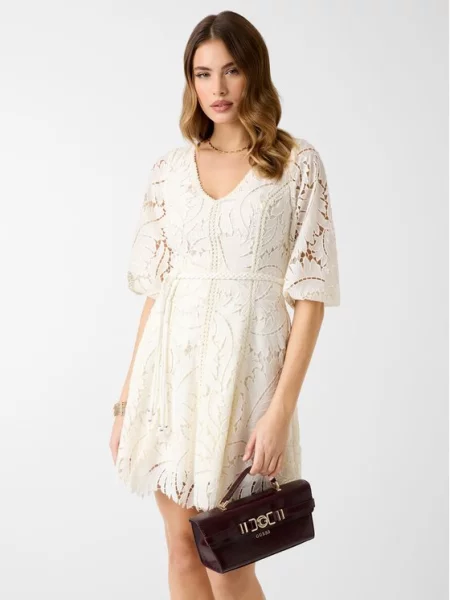 Guess Vsakodnevna obleka bela