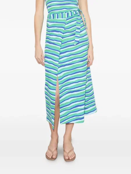 Fustă Tory Burch tricotate plic albastru
