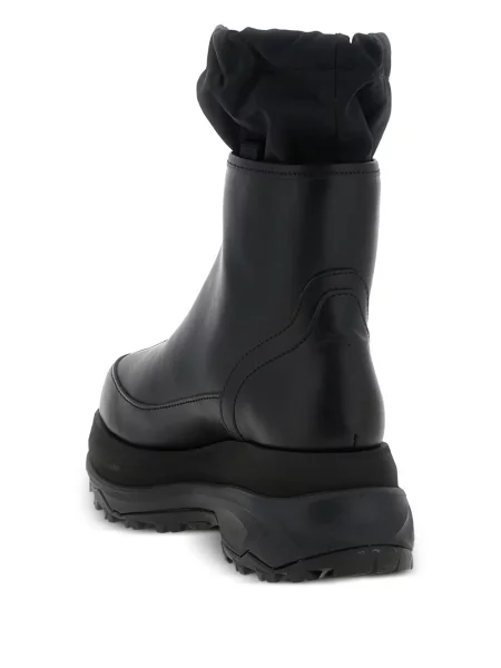 Cizme scurte Sacai cu platformă negru