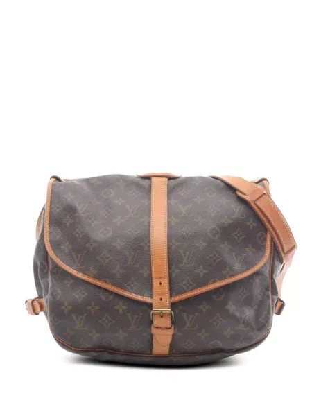 Kabelka Louis Vuitton Pre-owned hnědá