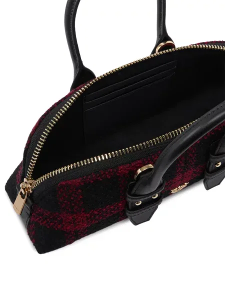 Καρό τσάντα shopper Pinko μαύρο