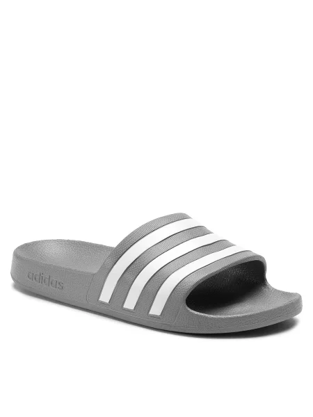 Natikači adidas adilette Aqua Grethr/Ftwwht/Grethr siva