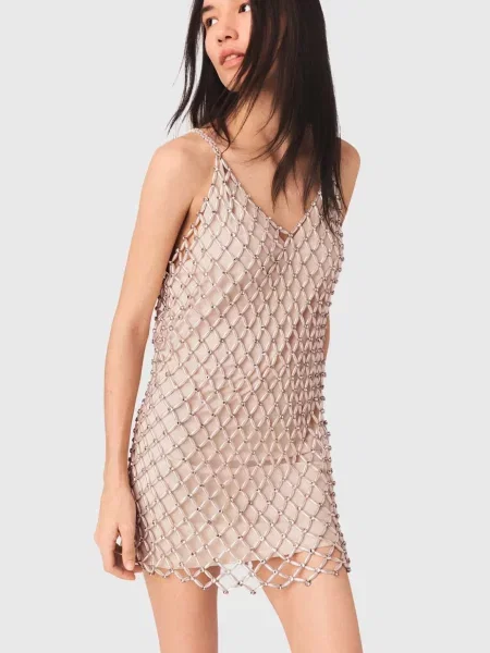 Сукня Maje бежева