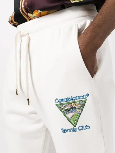 Τένις παντελόνι joggers Casablanca λευκό