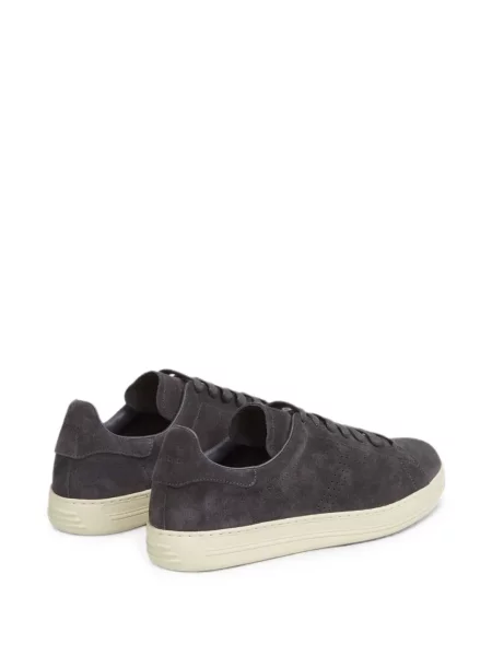 Szarvasbőr sneaker Tom Ford autogrammal szürke