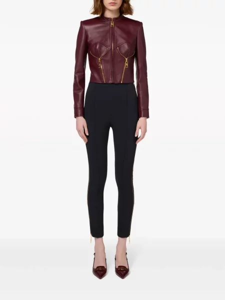 Liesas kelnės Elisabetta Franchi juoda