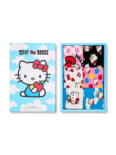 Happy Socks șosete cu x HELLO KITTY pachet de 6