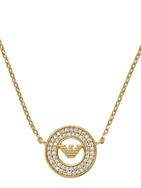 Srebrna ogrlica Emporio Armani EAGLE LOGO