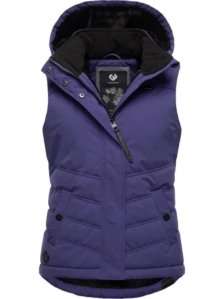 Ragwear Vestă Hesty violet albastru