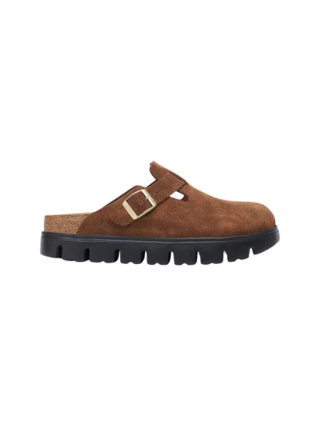 Chunky šľapky Birkenstock hnedá