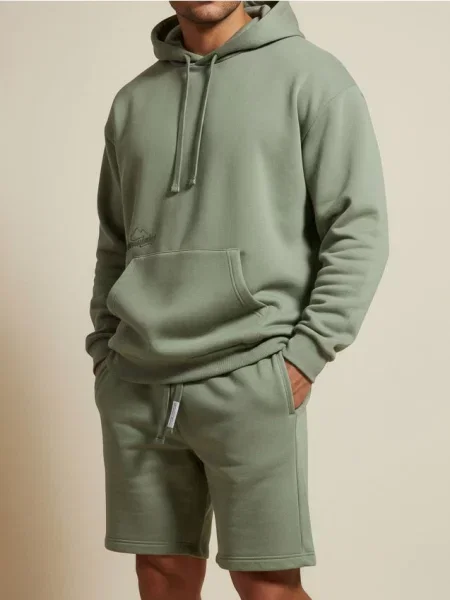 Sinsay Szorty slim fit zielony