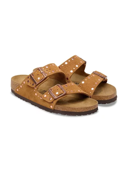 Замшевые шлепанцы Birkenstock