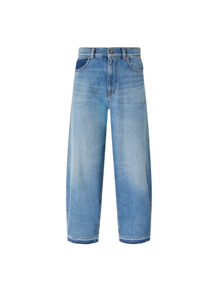 Pinko jeansy relaxed fit niebieskie