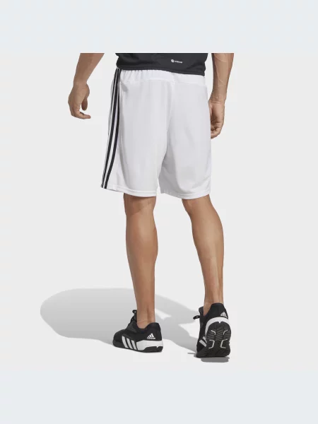 Переработанный спортивные шорты Adidas белые