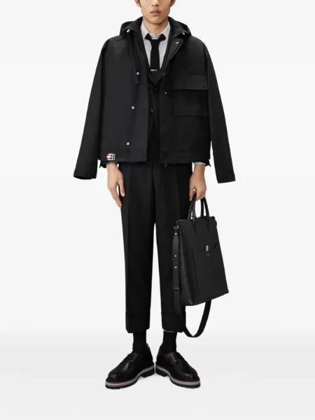 Geacă Thom Browne negru