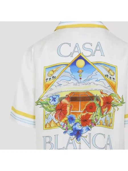 Košulja Casablanca s printom bijela