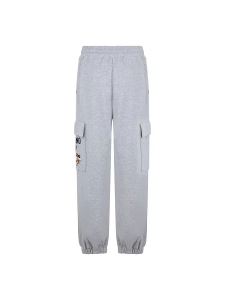 Spodnie Moschino szare
