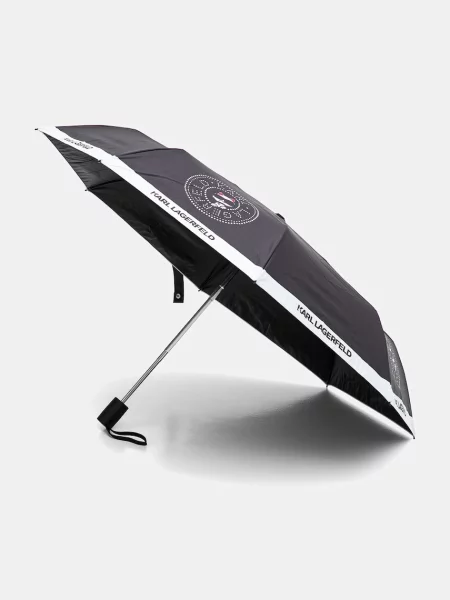 Karl Lagerfeld umbrelă automată IKON negru