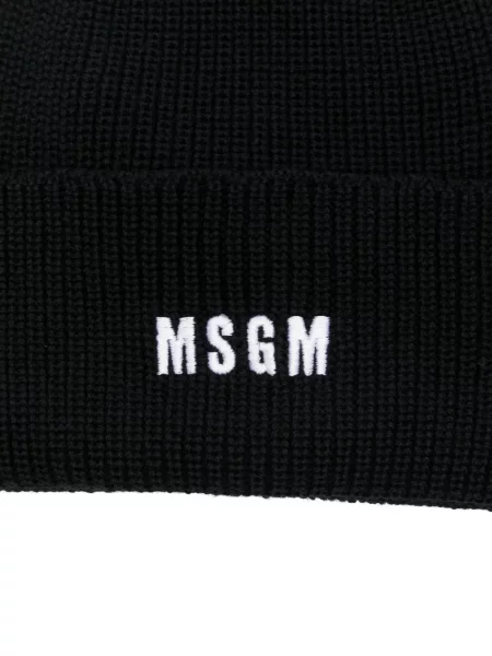 Căciulă Msgm cu broderie negru