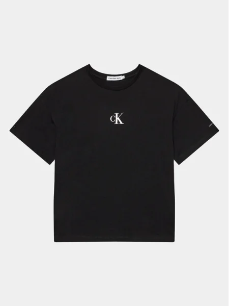 Calvin Klein Jeans Tricou Boxy Fit negru