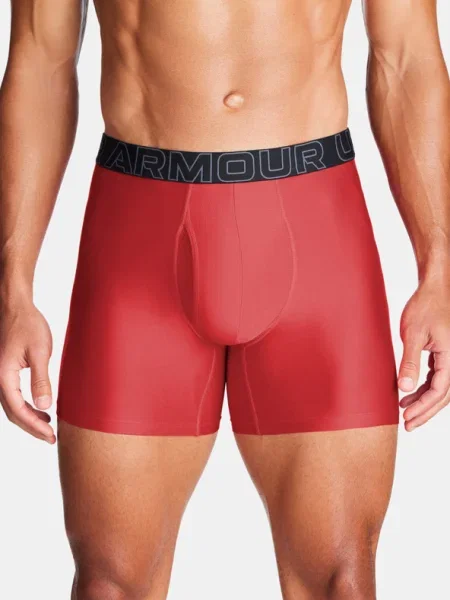 Under Armour UA Performance Tech Боксерки 3 броя Cherven червено