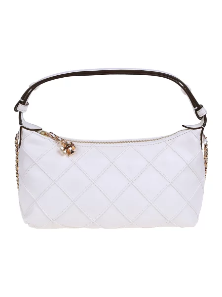 Torebka Tory Burch skórzana beżowa