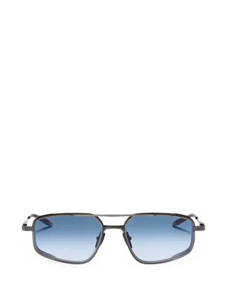 Ochelari de soare Akoni cu imprimeu geometric gri