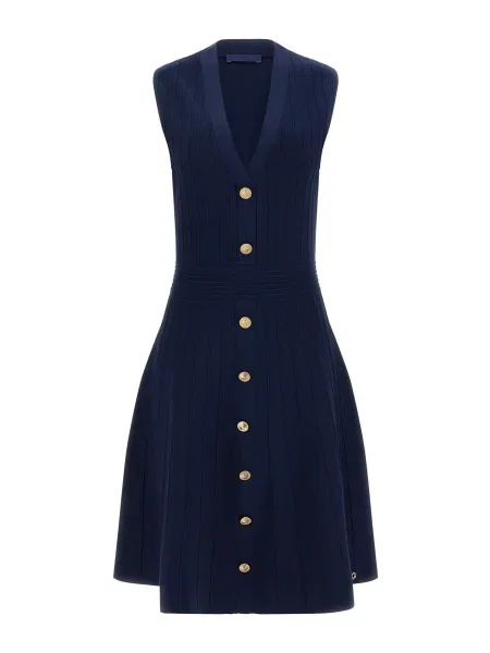 GUESS Rochie tricotat AMBER închis albastru