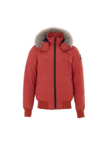 Kurtka bomber Moose Knuckles pomarańczowy