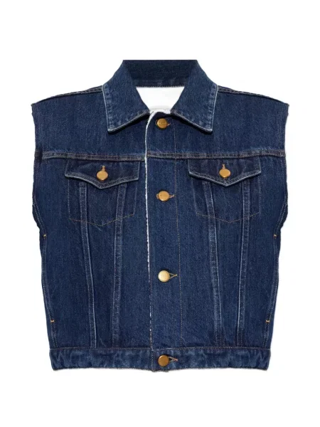 Vestă denim Jil Sander albastru