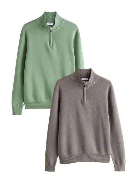 Next Pulover blata / pastelno zelena