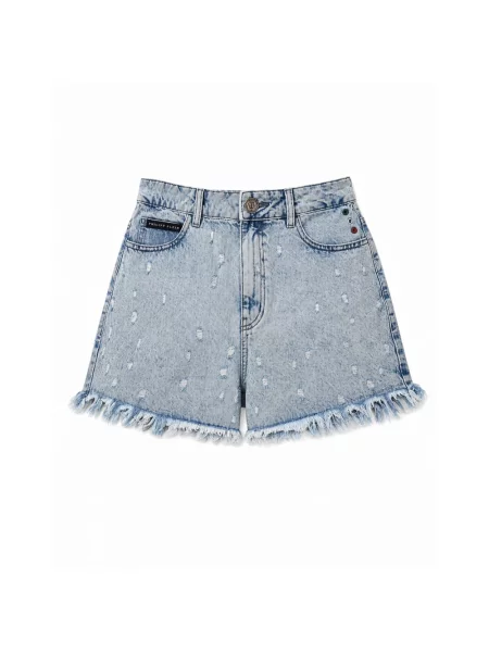 Spodnie Philipp Plein niebieskie