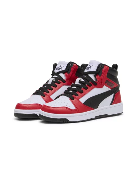 Buty sportowe Puma REBOUND V6 MID JR białe
