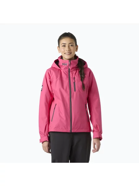 Geacă de navigație pentru femei Helly Hansen Crew Hooded Midlayer hot pink roz